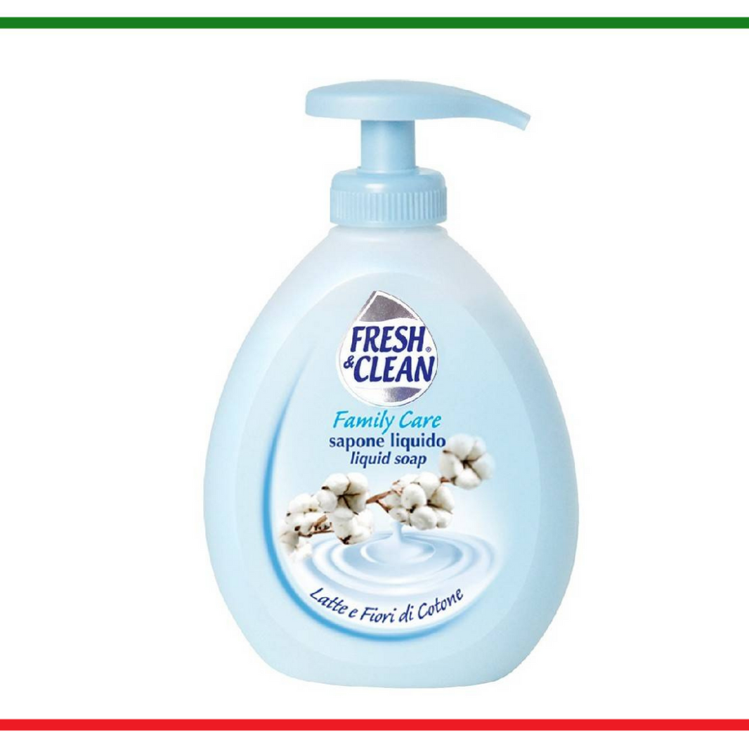 Fresh&Clean sapun lichid cu lapte si flori de bumbac 300ml