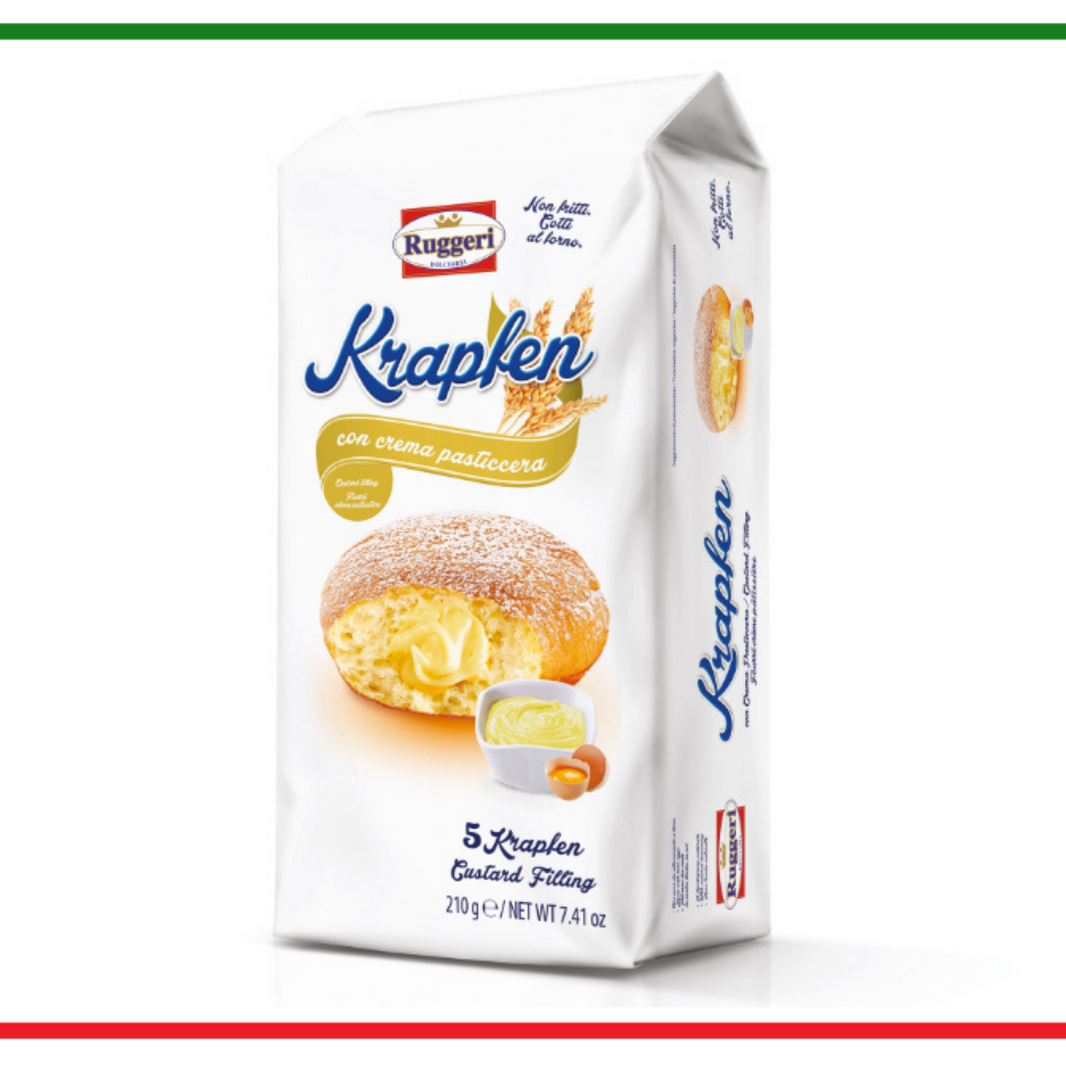 Ruggeri Krapfen con Crema Pasticceria 210g (5pzx42g)