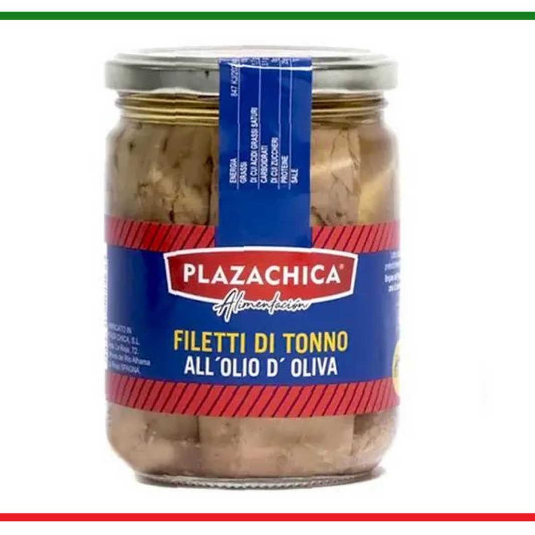 Plazachica file de ton in ulei de masline 400g