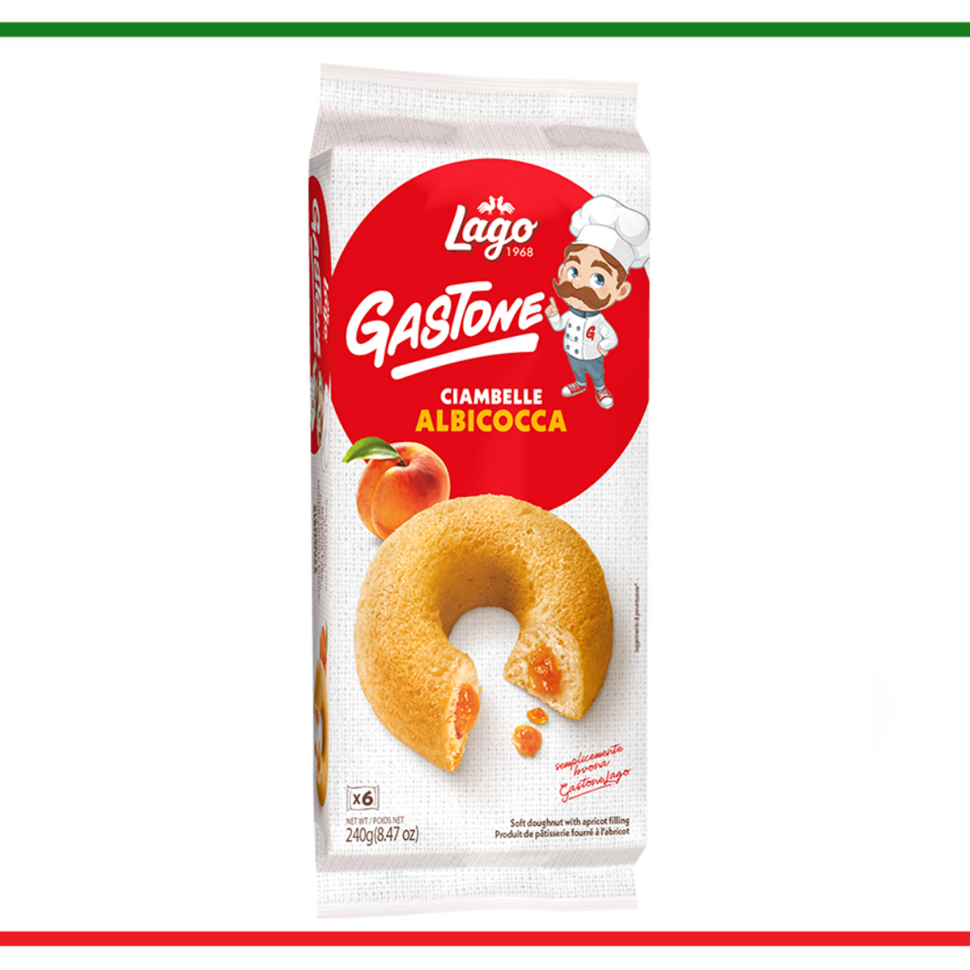 Ciambelloni Lago alle albicocche 6x40g