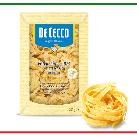 De Cecco paste cu ou Fettuccine 250g