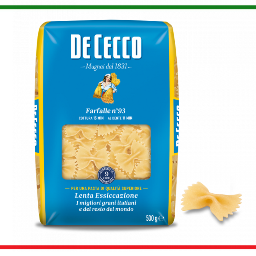 de cecco farfalle n.93/500g