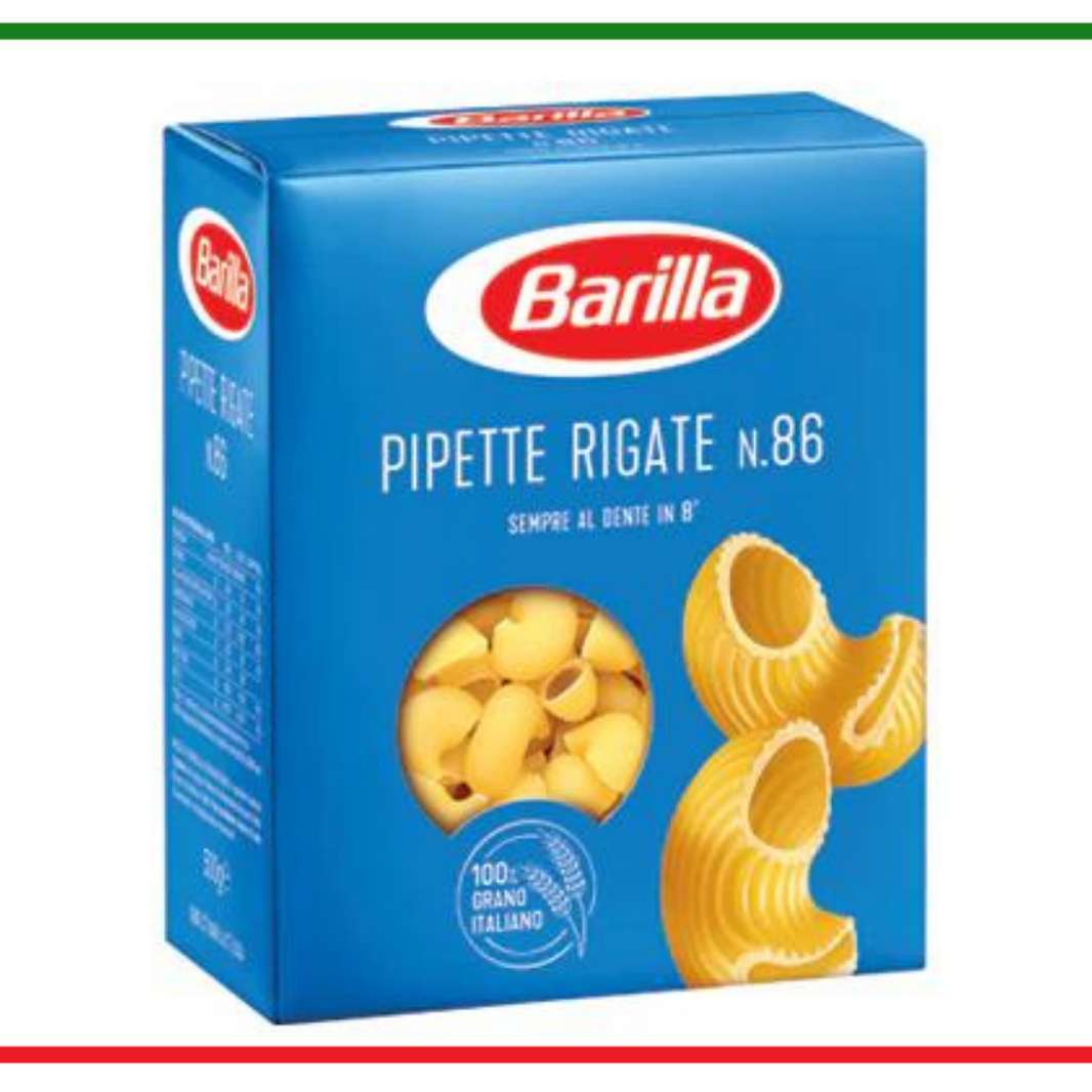 Barilla Pipetta Rigata n.86 - 500 gr