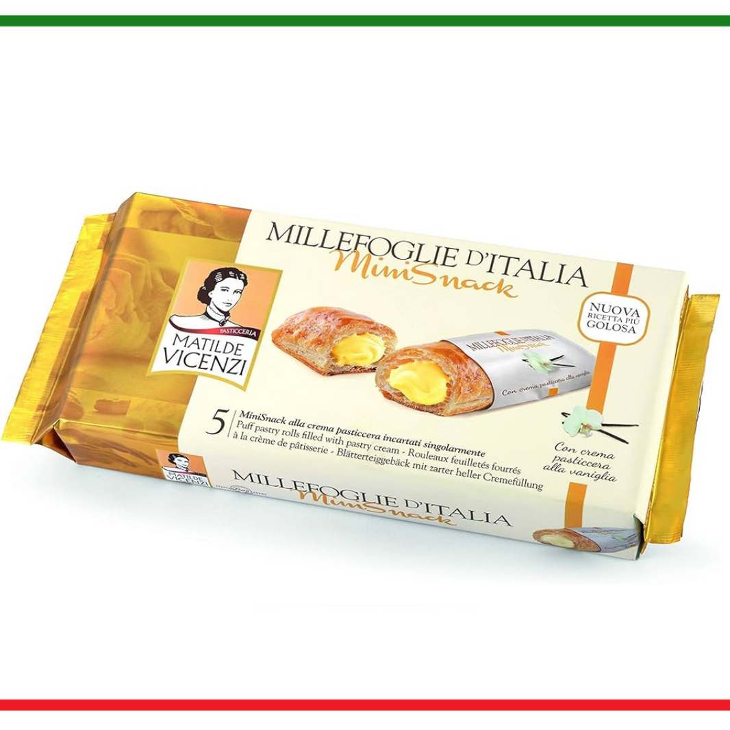 Matilde Vicenzi foietaj Minisnack cu crema de vanilie 125g