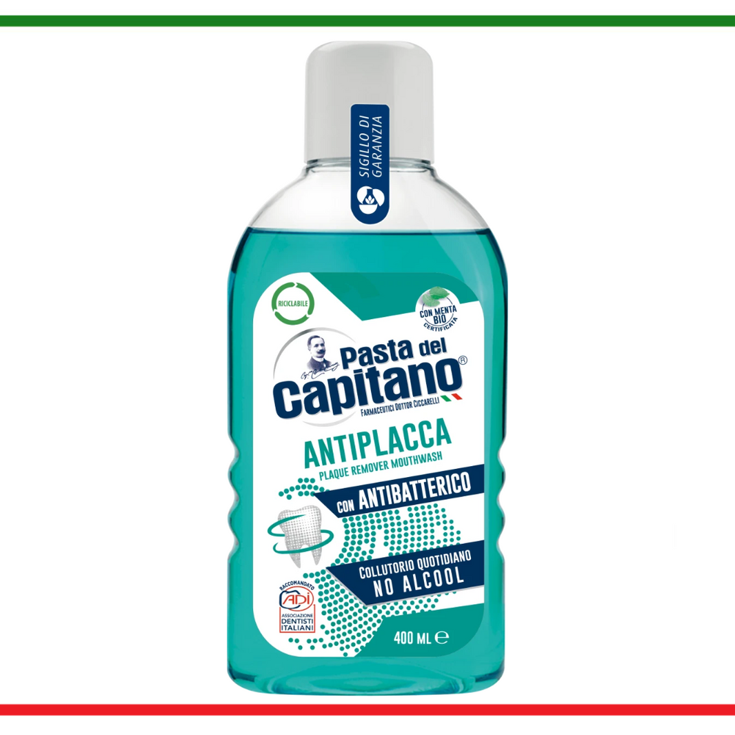 Pasta del Capitano apa de gura Antiplacca 400ml