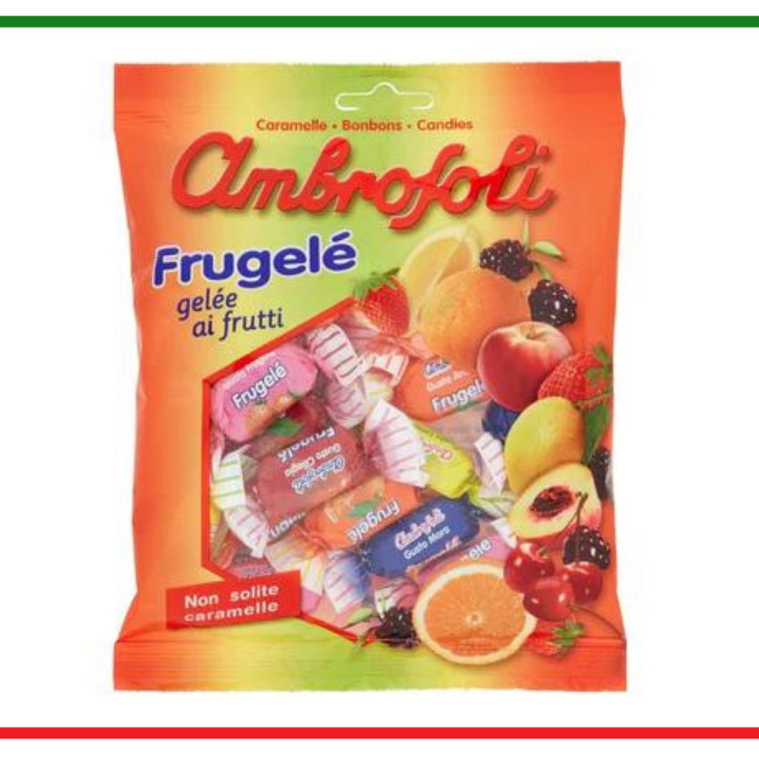 Ambrosoli bomboane Frugelè cu aroma de fructe 130g