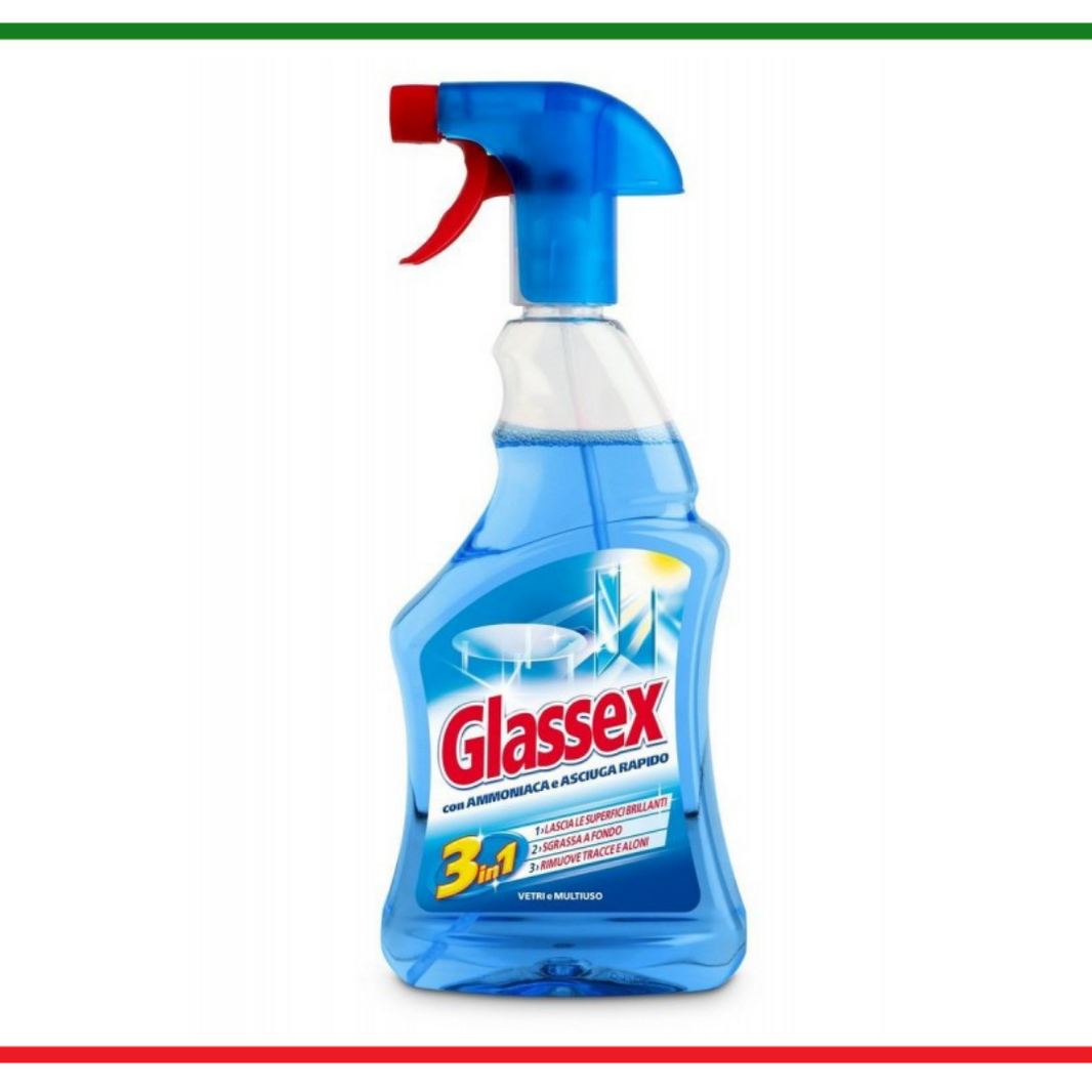 Glassex Detergent Spray Geamuri cu Amoniac - 500 ml