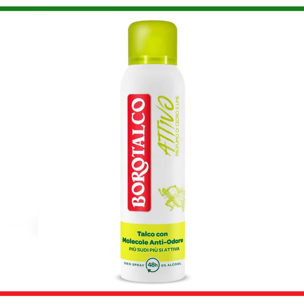 Borotalco deodorante spray attivo Cedro e Tiglio 150ml