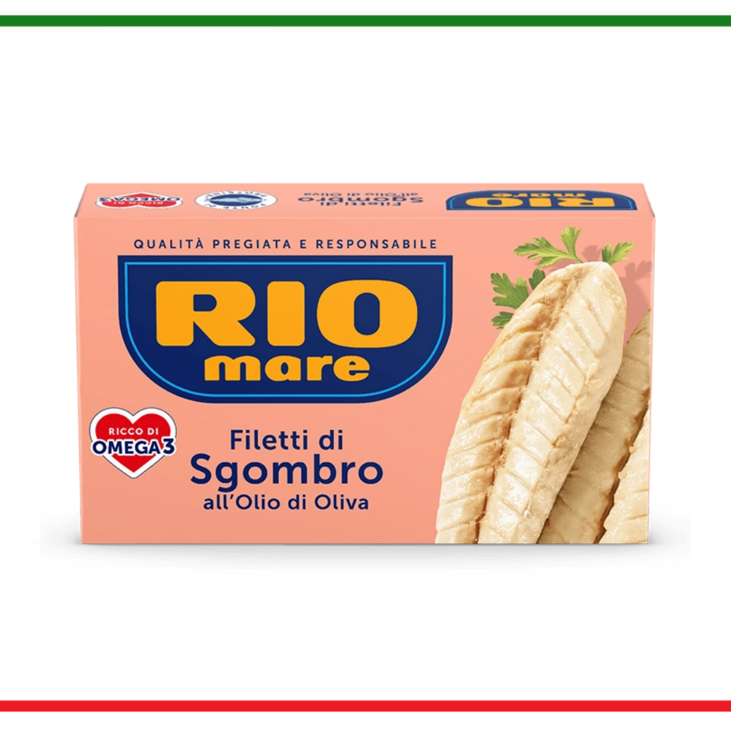 Rio Mare file de macrou in ulei de masline 125g