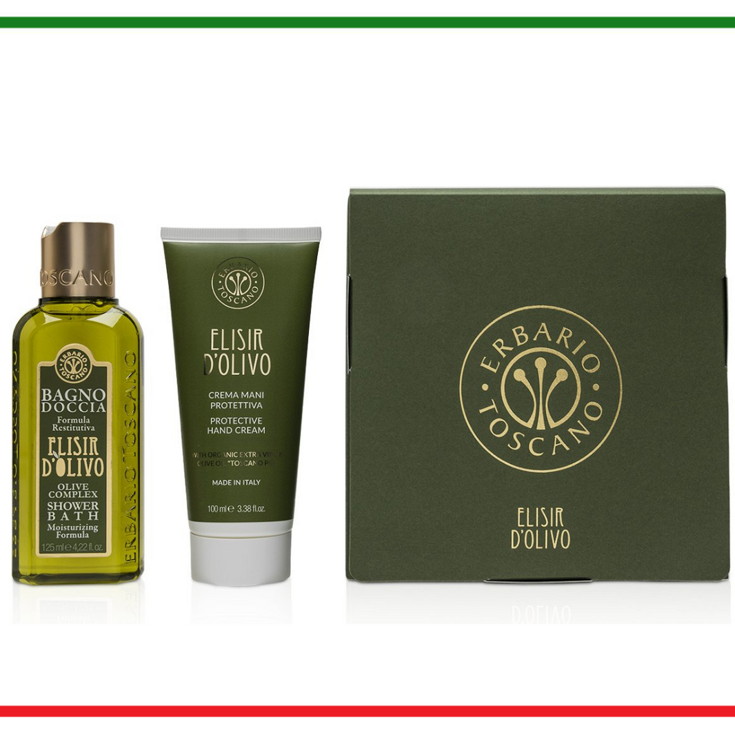 L'Erbario Toscano set cadou Elisir d'Olivo