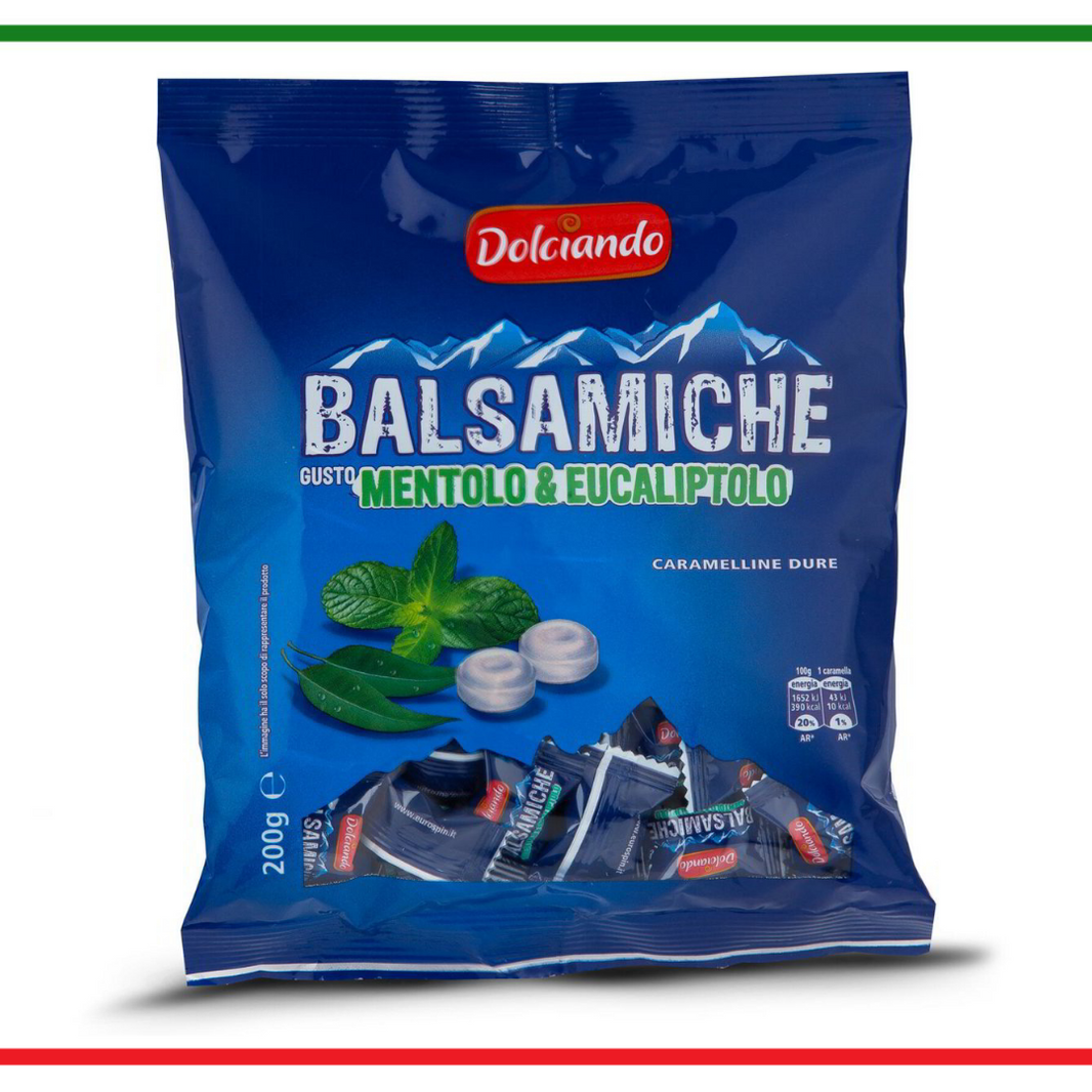 Dolciando Caramelle Balsamiche cu mentolo si eucalipto 200g