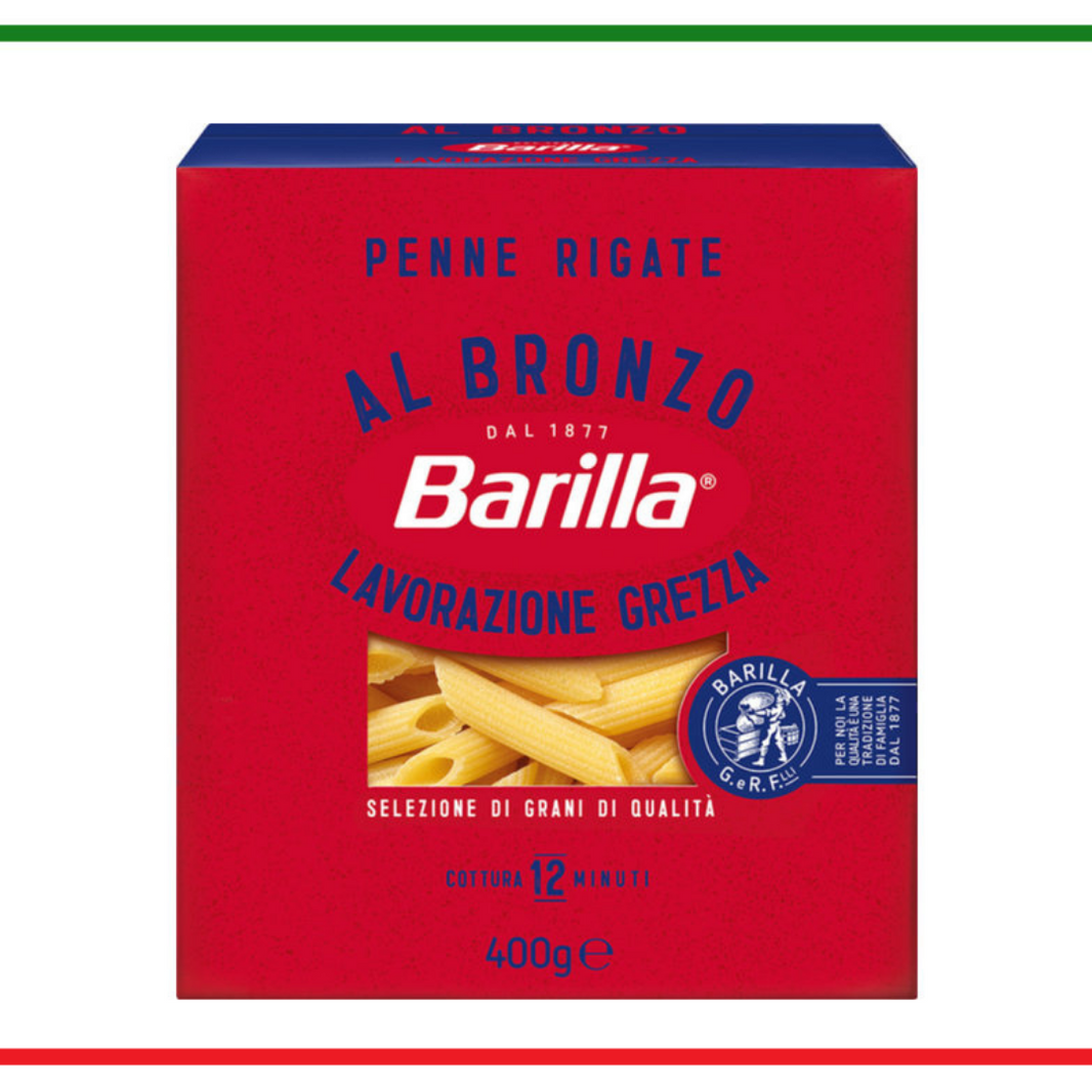 Pasta Barilla Penne Rigate "al bronzo" 400g