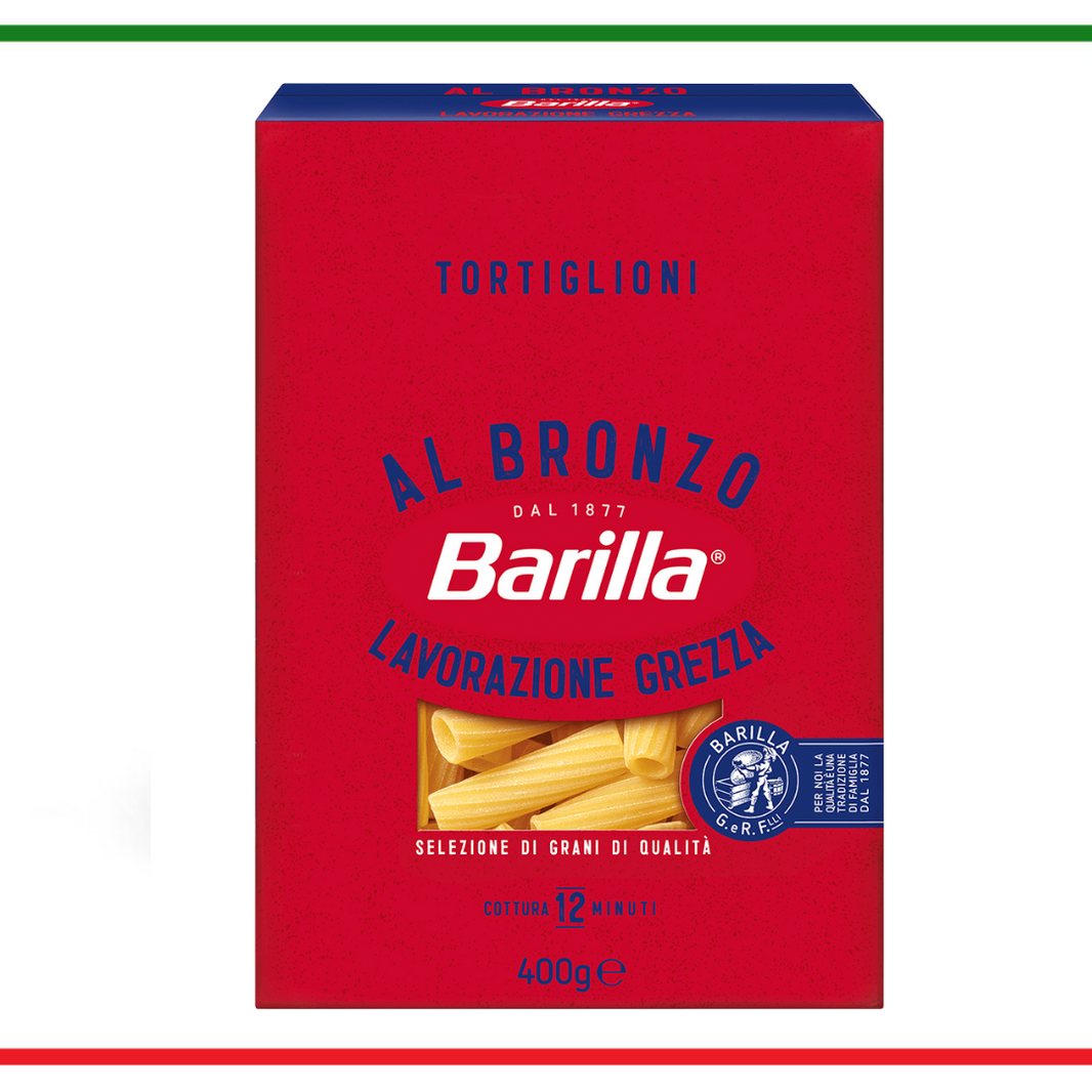 Barilla paste Tortiglioni "al bronzo" 400g