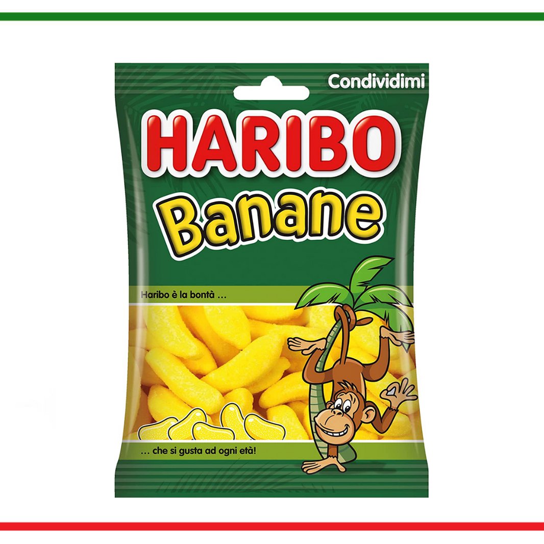 Caramelle Haribo alla banana 175g