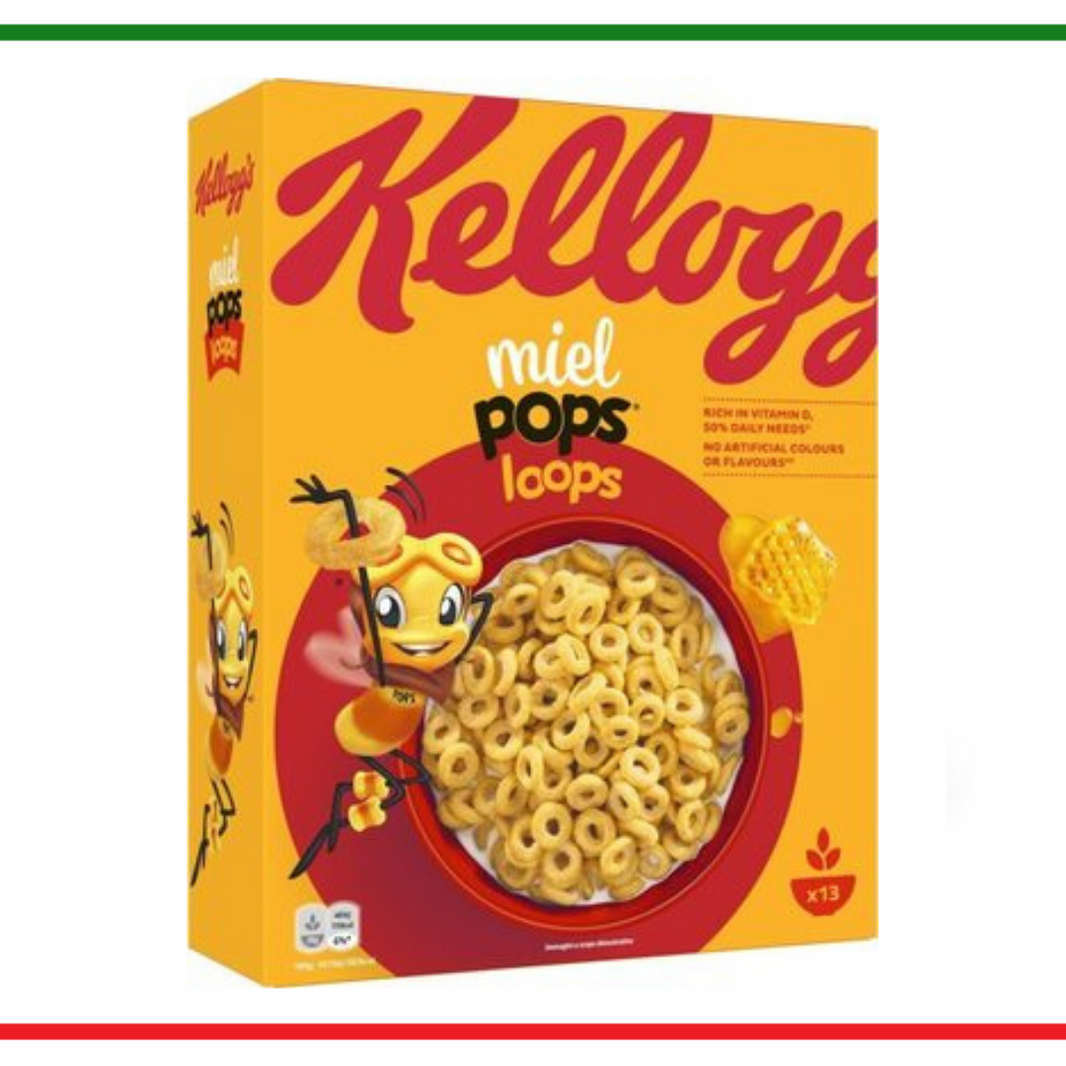 Kelloggs cereale Miel Pops Loops 375g