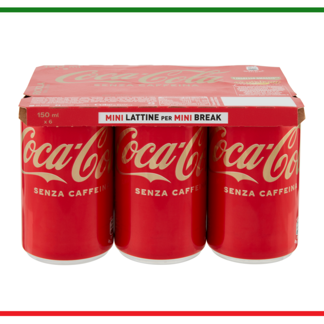 Coca Cola mini fara cofeina 6x150ml