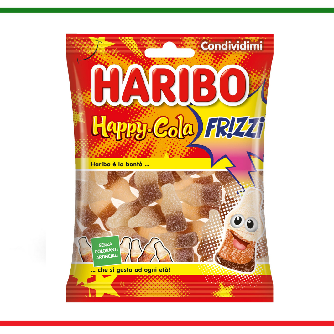 Gelatina Haribo Happy Cola crespo 175g