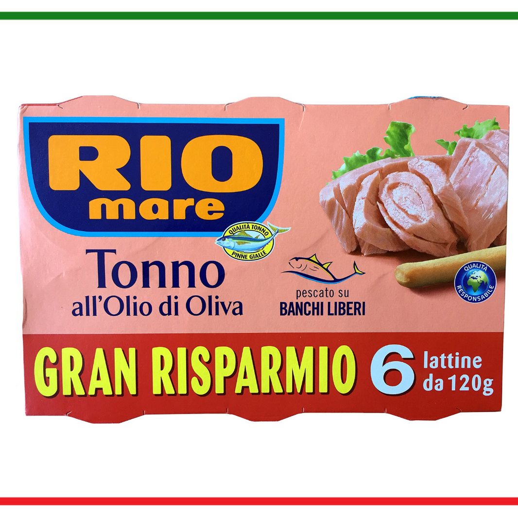 Rio Mare ton in ulei de masline 6x120g