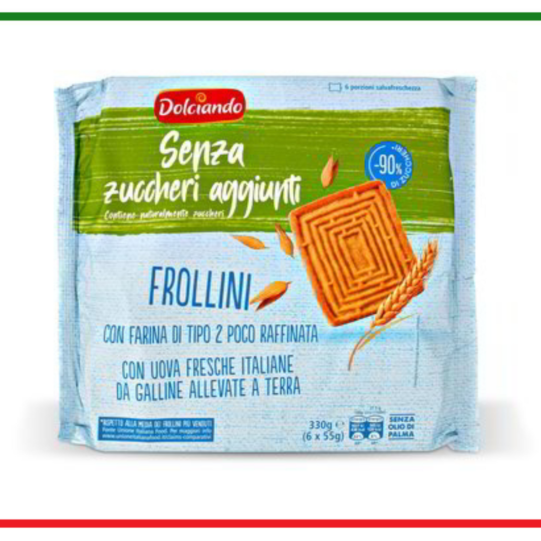 Dolciando frollini fara zahar 330g