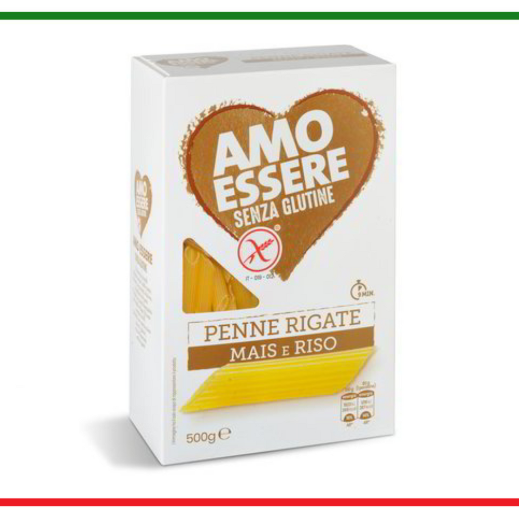 Amo Essere paste Penne rigate fara gluten 500g