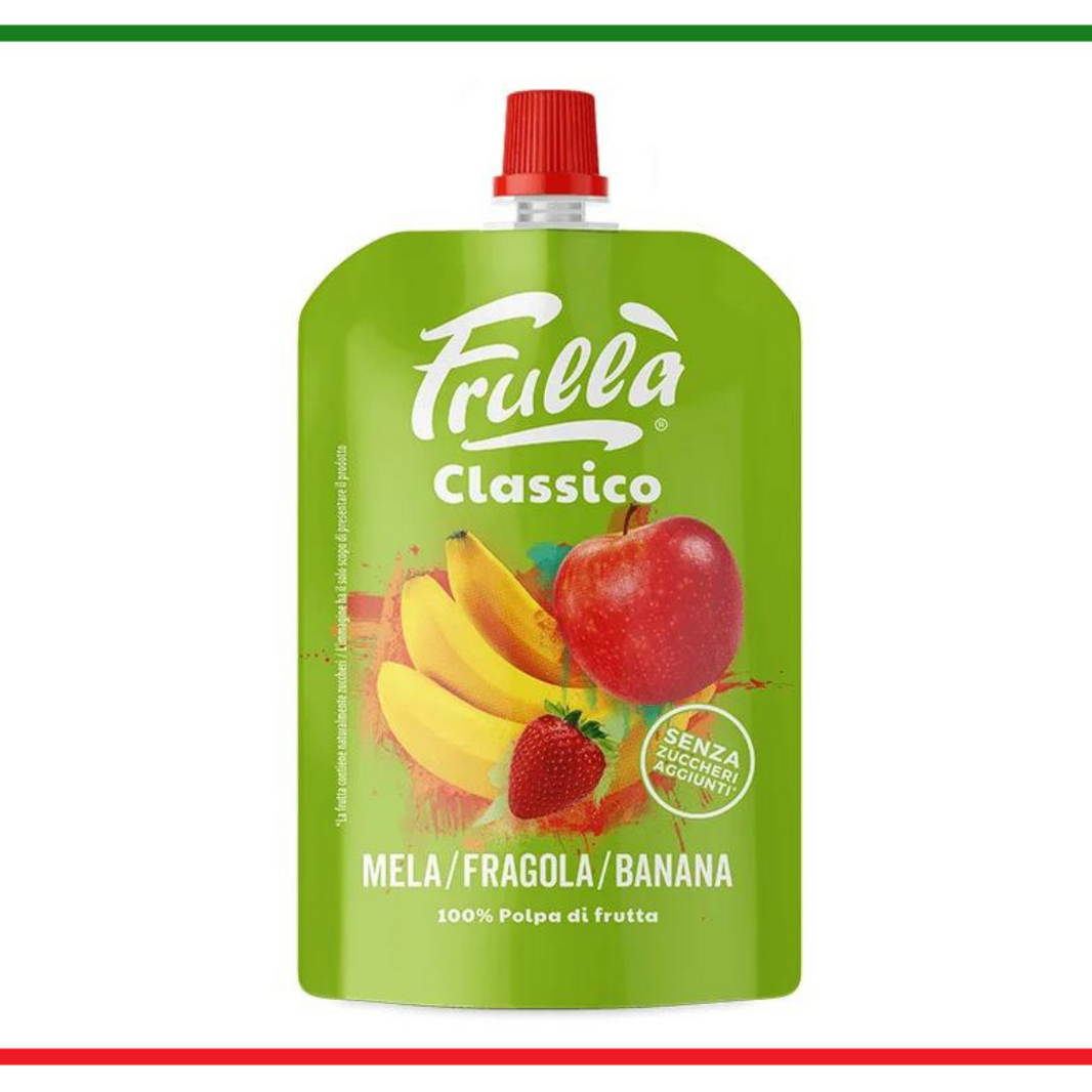 Frulla piuree de mere, capsuni si banana 100g
