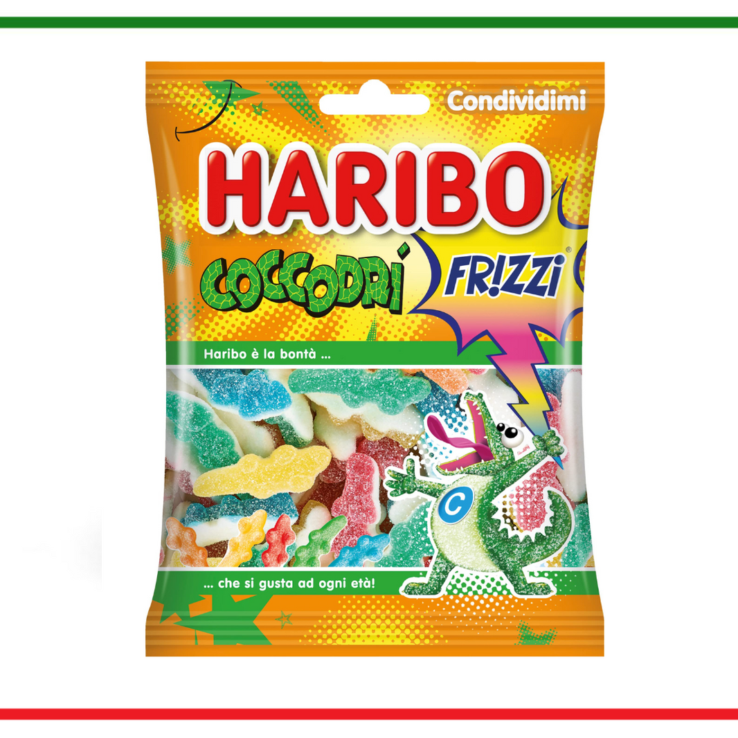 Haribo jeleuri Coccodrì Frizzi 175g