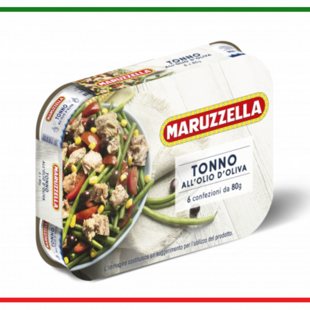 Maruzzella ton in ulei de masline 6x80g