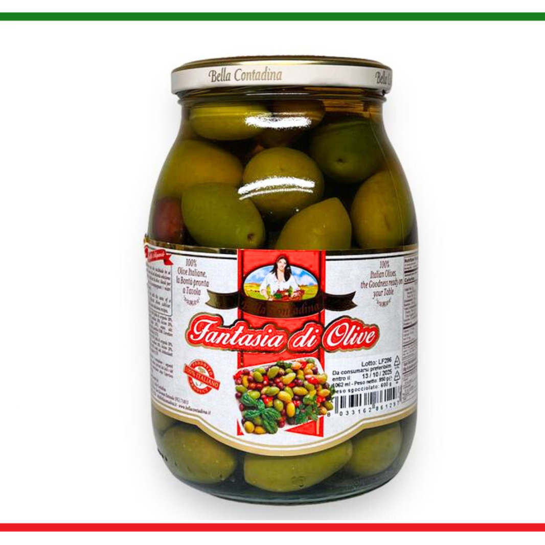 Bella Contadina Mix Masline Fantasia di Olive 950g