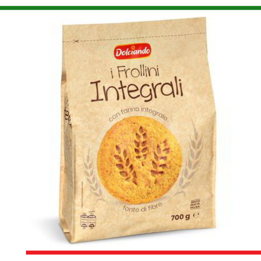 Dolciando biscuiti Frollini Integrali 700g