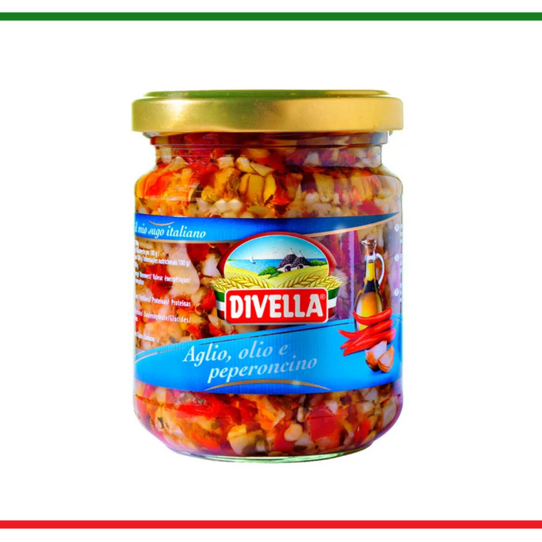 Divella sos Aglio Olio e Peperoncino 190g