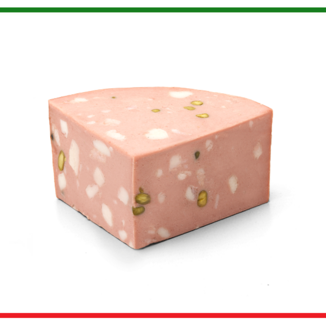 Mortadella cu fistic bucata in vid 200g