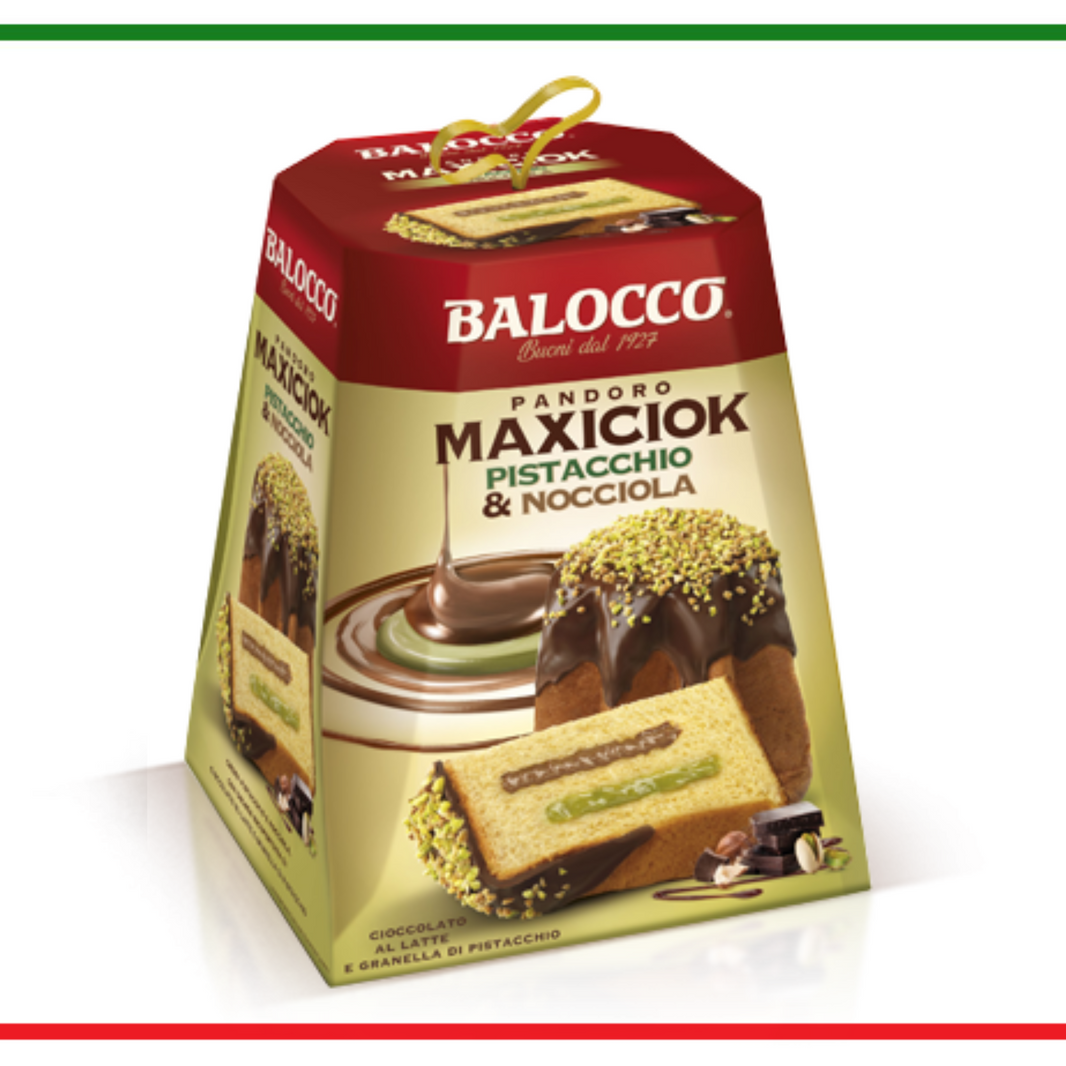 Balocco Pandoro Maxicioc Fistic si alune 800g -PRECOMANDA-