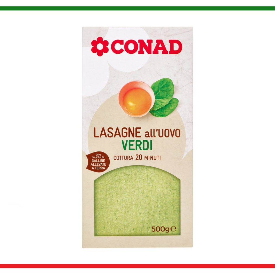 Conad Foi pentru Lasagne Verdi cu ou 500g