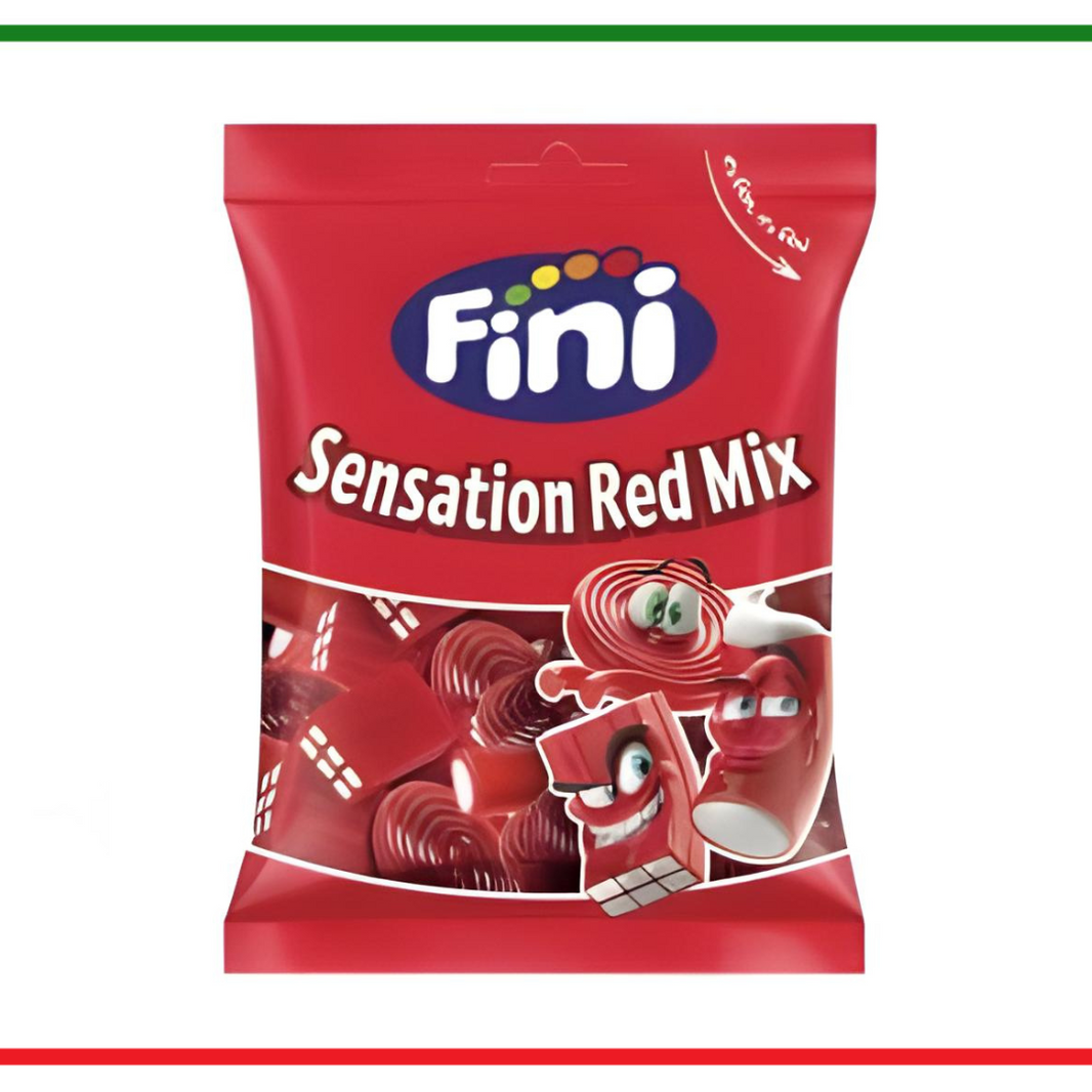 Fini bomboane Sensation Red 90g