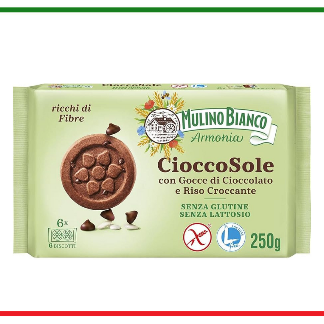 Mulino Bianco Biscuiti Cioccosole fara gluten 250g