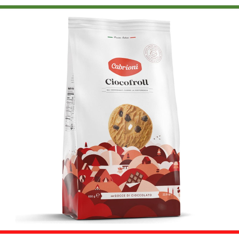 Cabrioni biscuiți Ciocofroll 650g