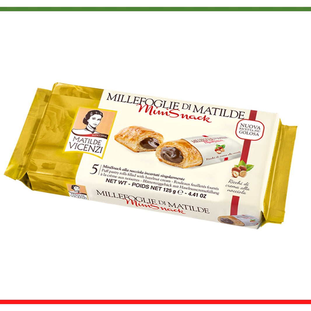 Matilde Vicenzi millefoglie mini snack cu crema de ciocolate 125g