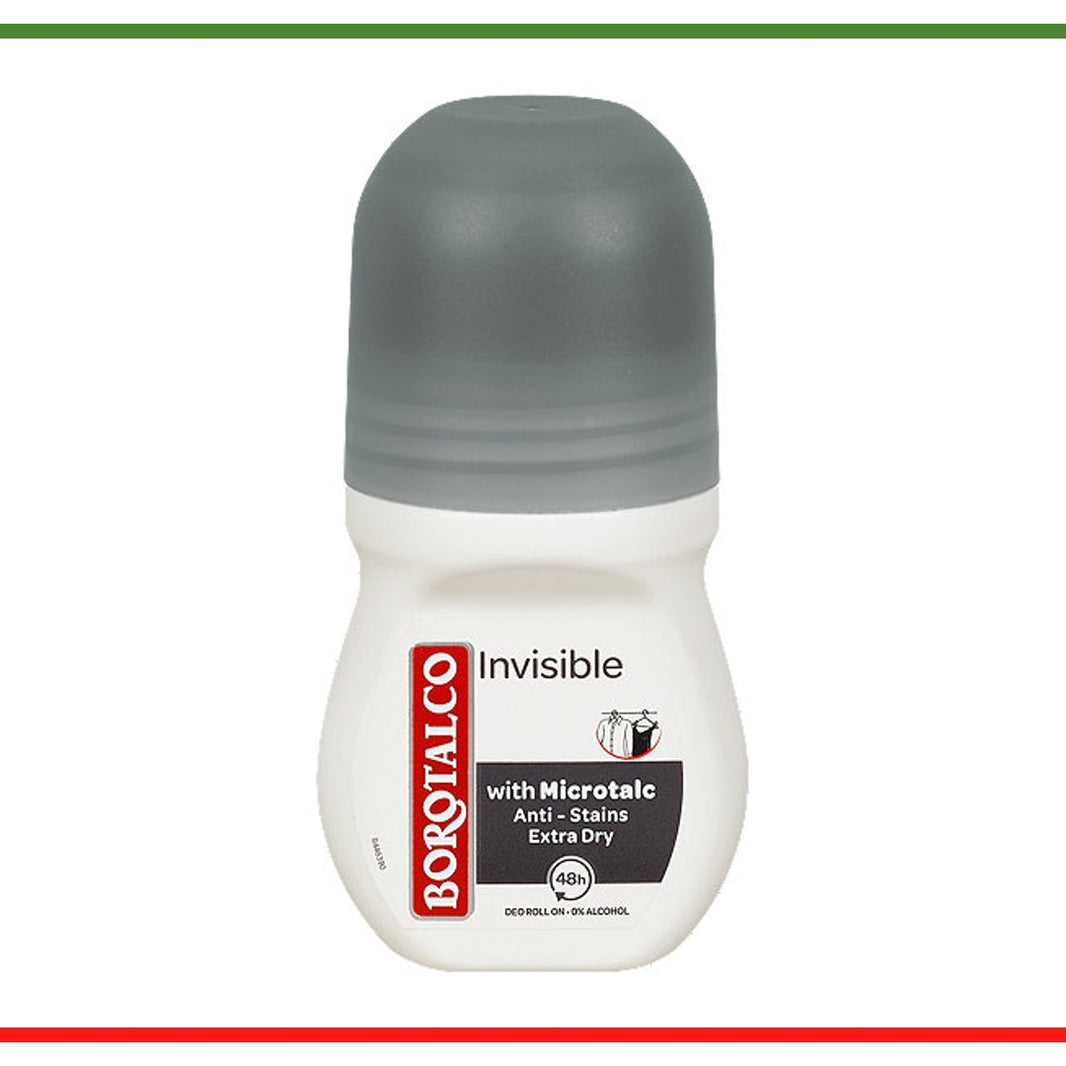 Borotalco Deodorant Roll-on Invisible - 50 ml