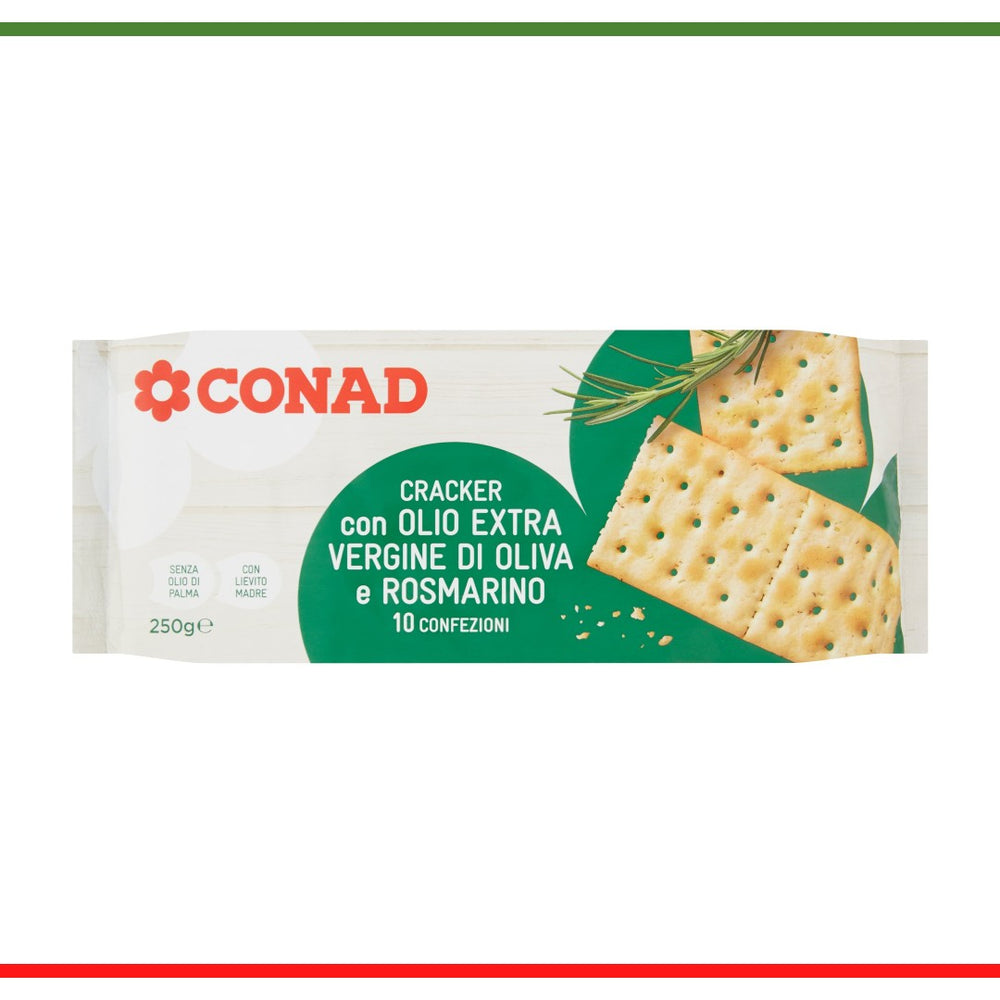 Conad crackers rozmarin și ulei de măsline 250g