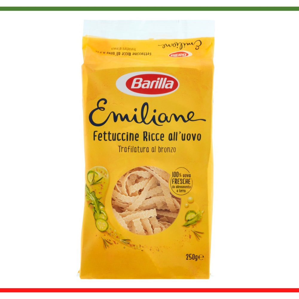 Barilla paste Emiliane fettuccine ricce cu ou 250g