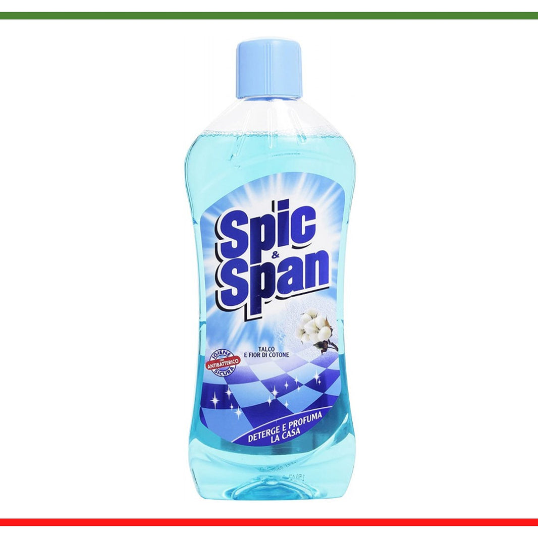 Spic Span Detersivo Pavimenti Talco&amp;Fiore di Cotone - 1 l