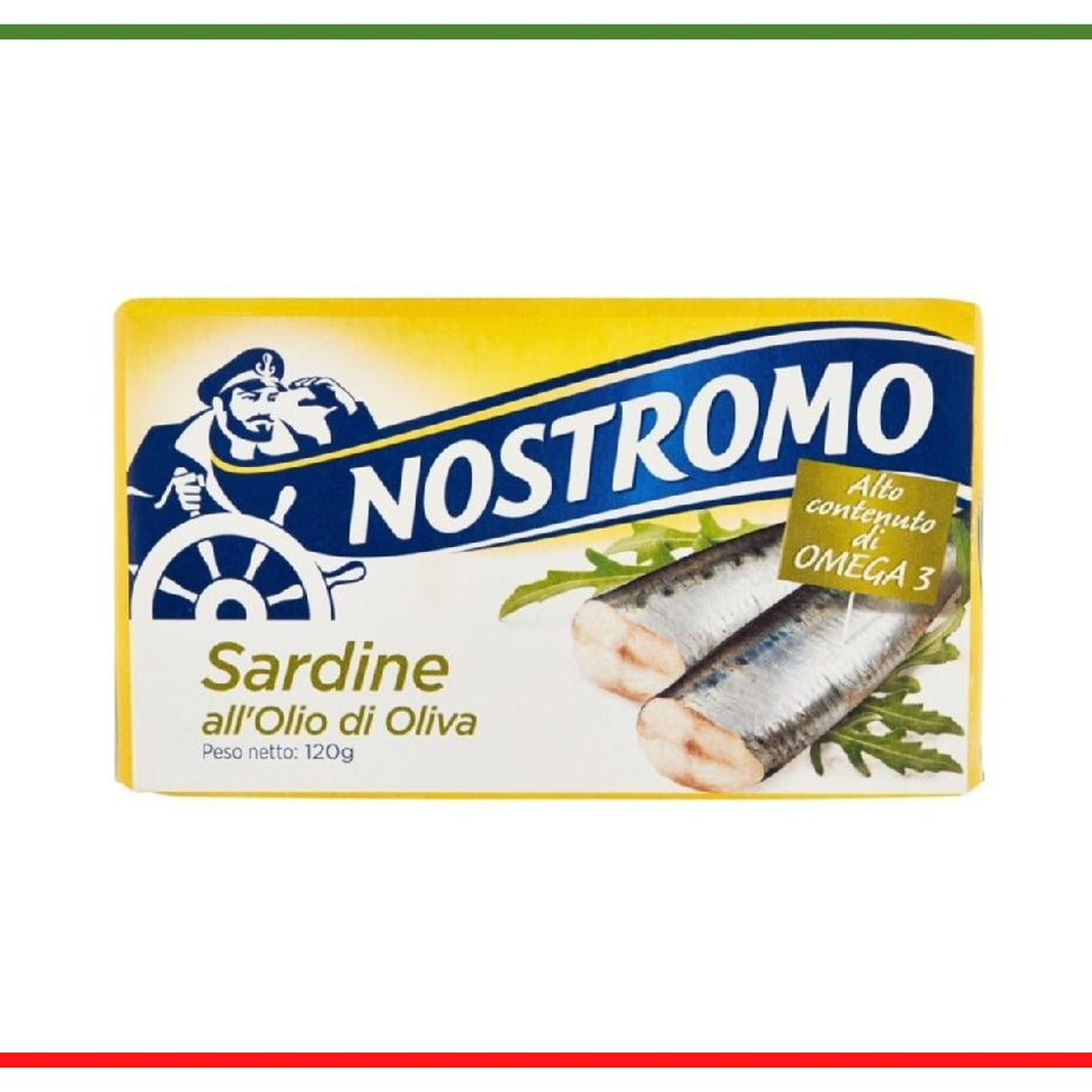 Sarde Nostromo all'olio d'oliva 120g