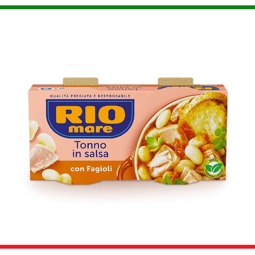 Tonno Rio Mare in salsa con fagioli 2x160g