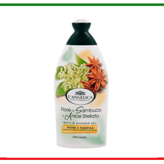 L'Angelica gel de dus Fiore di Sambuco e Anice Stellato 450ml