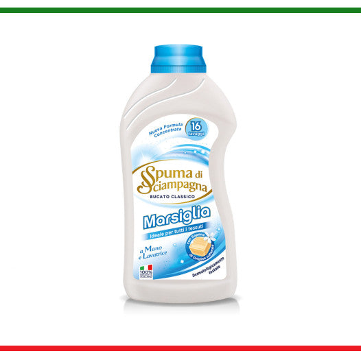 Spuma di Sciampagna detergent lichid Marsiglia 16spalari