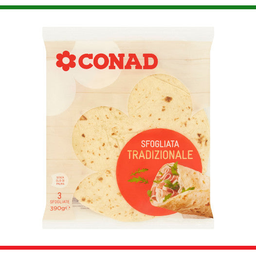 Conad pâine Sfogliata classic 390g 3x130g