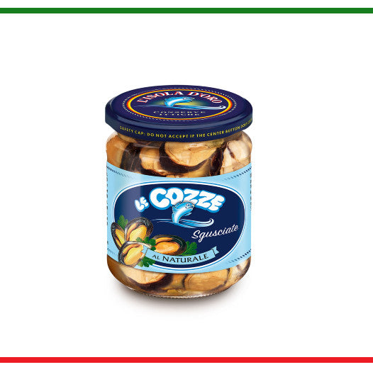 Cozze Isola d'oro al naturale senza guscio 190g