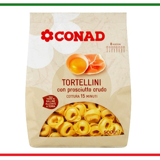 Conad Tortellini con prosciutto crudo 500g