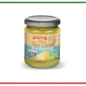 Delizie del sole pesto cremoso alla genovese fara usturoi 190g