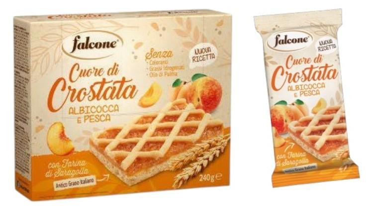 Falcone crostata cu piersica si caise 4buc x 60g